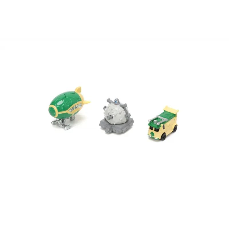 JADA SET 3 MASINUTE METALICE TESTOASELE NINJA 4CM