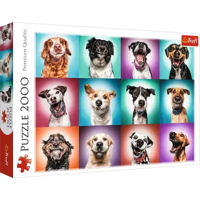PUZZLE TREFL 2000 CĂȚELUSII AMUZANTI