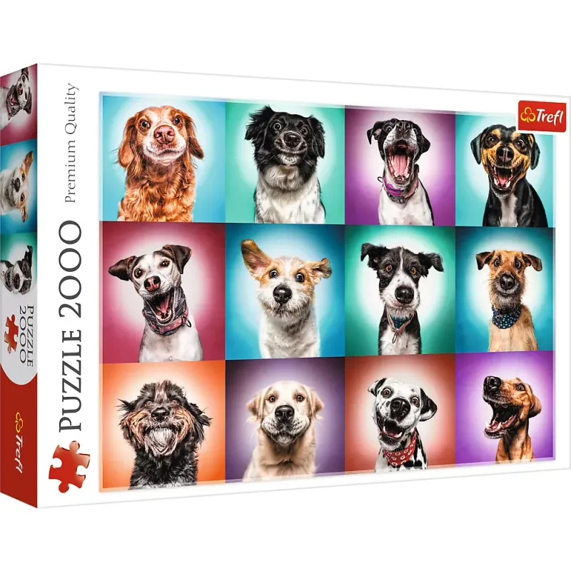 PUZZLE TREFL 2000 CĂȚELUSII AMUZANTI