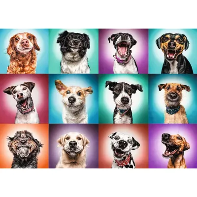 PUZZLE TREFL 2000 CĂȚELUSII AMUZANTI