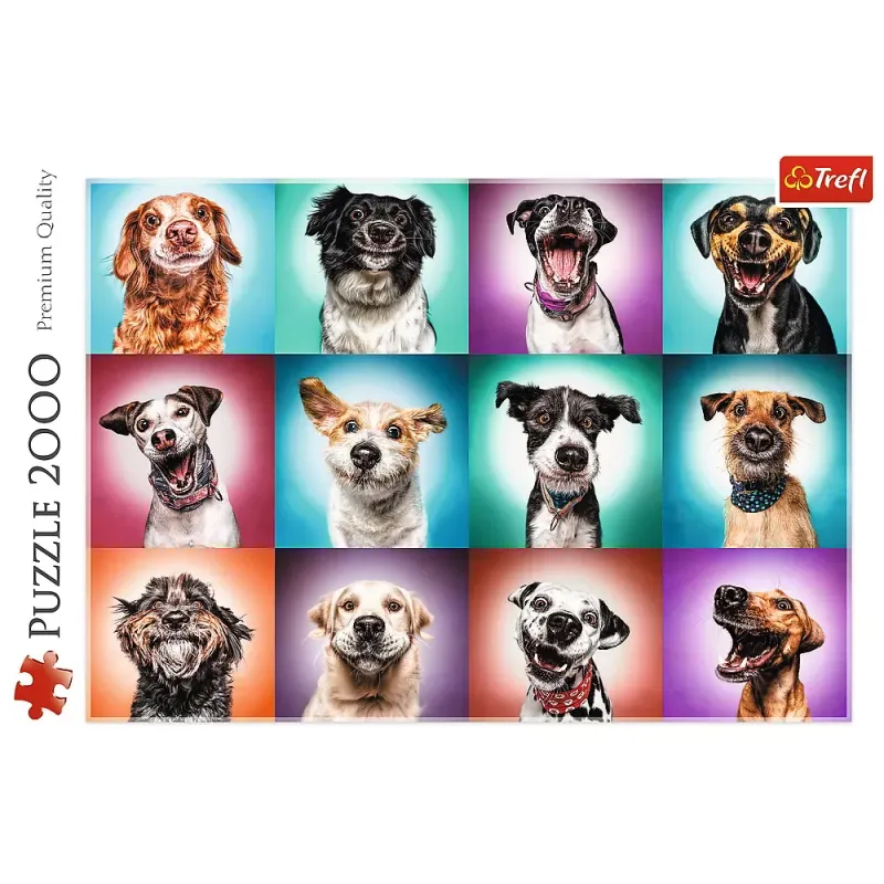 PUZZLE TREFL 2000 CĂȚELUSII AMUZANTI