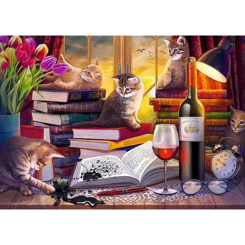 PUZZLE TREFL 2000 NOAPTEA PISICILOR