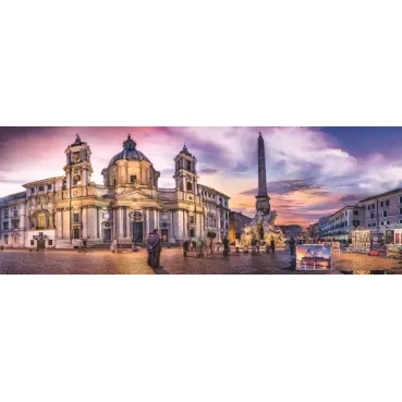 PUZZLE TREFL 500 PANORAMA PIATA NAVONA DIN ROMA