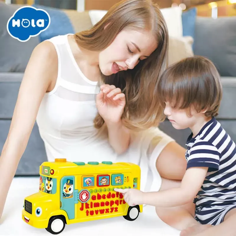 AUTOBUZ SCOLAR EDUCATIV CU SUNETE ȘI LUMINI