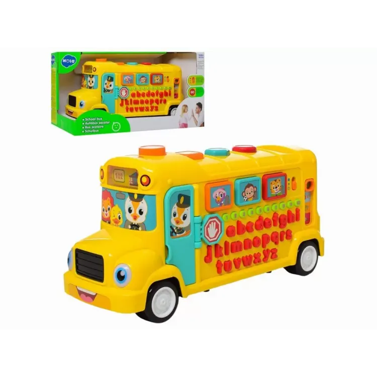 AUTOBUZ SCOLAR EDUCATIV CU SUNETE ȘI LUMINI