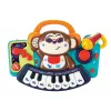 PIANINA BEBE MAIMUTICA DJ CU LUMINI SUNETE ȘI MICROFON