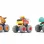 SET 3 MASINUTE BEBE MONSTER TRUCK