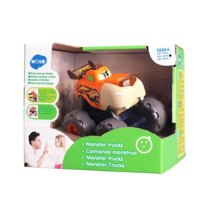MAȘINUȚĂ BEBE MONSTER TRUCK LEOPARDUL INFURIAT