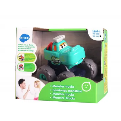 MAȘINUȚĂ BEBE MONSTER TRUCK CROCODILUL