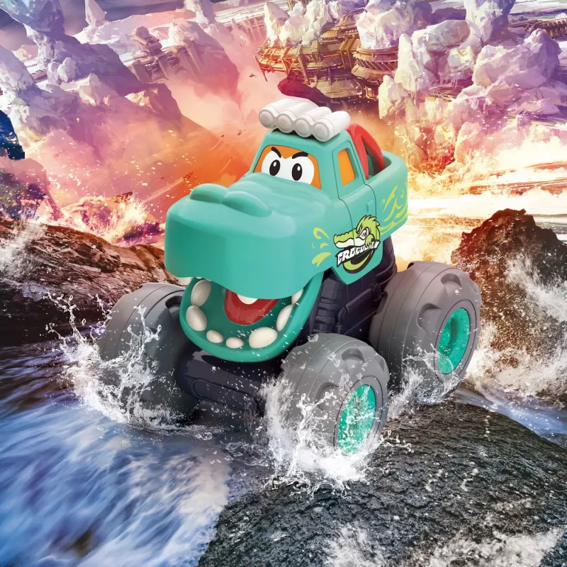 MAȘINUȚĂ BEBE MONSTER TRUCK CROCODILUL