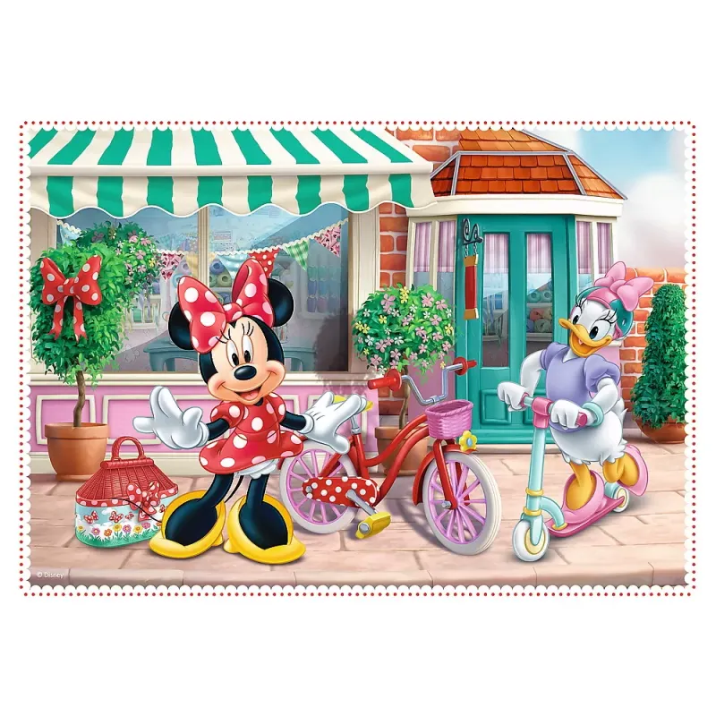 PUZZLE TREFL 4IN1 MINNIE MOUSE ȘI PRIETENII EI