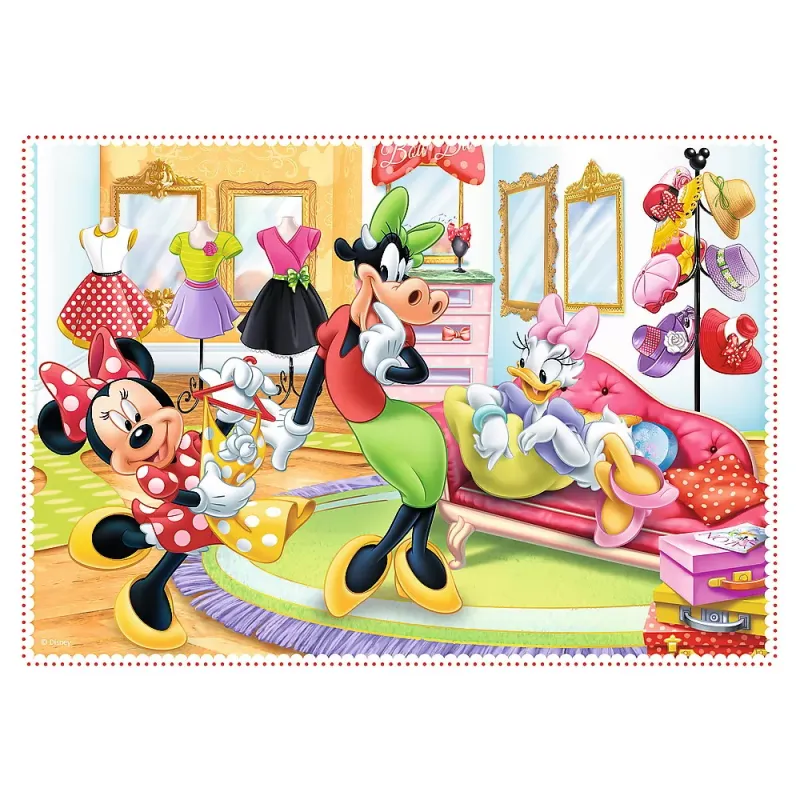 PUZZLE TREFL 4IN1 MINNIE MOUSE ȘI PRIETENII EI