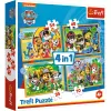PUZZLE TREFL 4IN1 PATRULA CĂȚELUSILOR - SARBATORILE