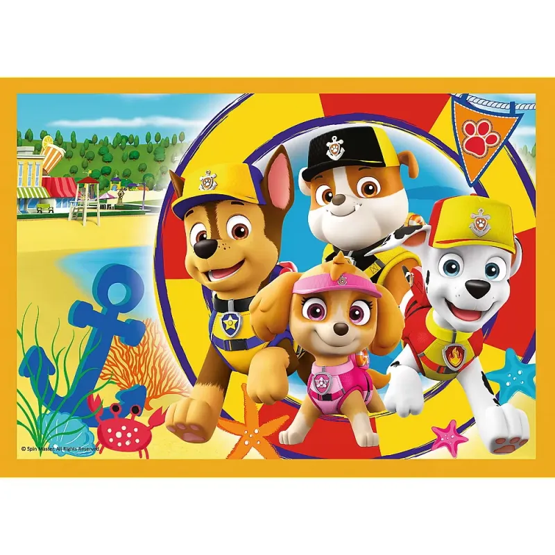 PUZZLE TREFL 4IN1 PATRULA CĂȚELUSILOR - SARBATORILE