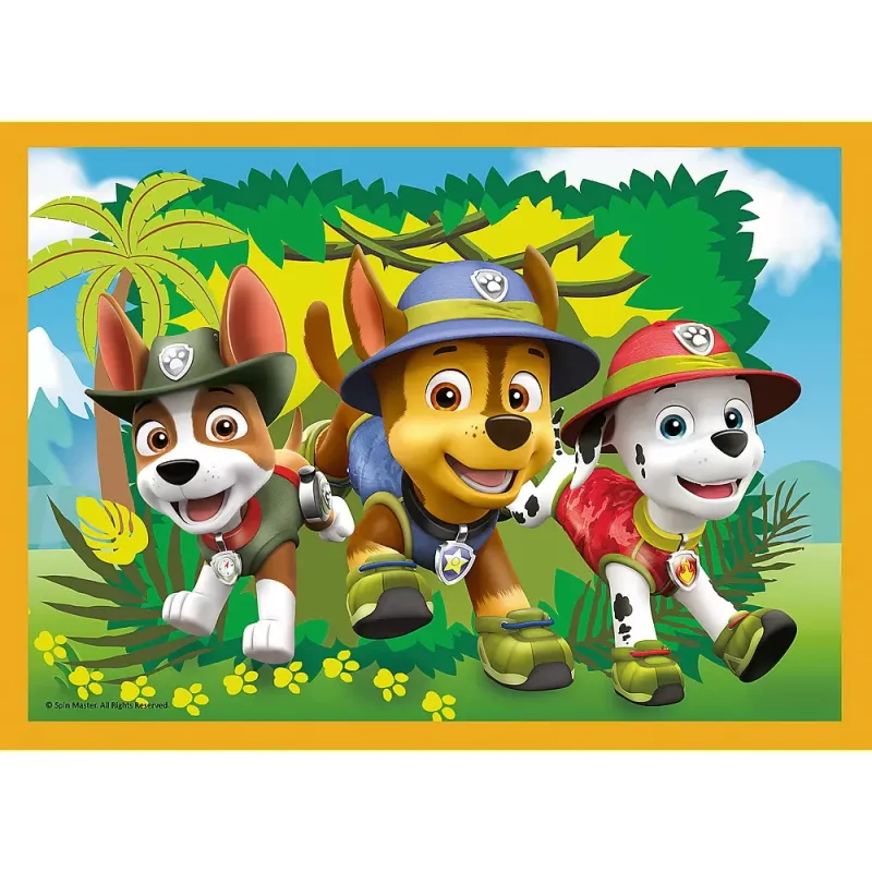 PUZZLE TREFL 4IN1 PATRULA CĂȚELUSILOR - SARBATORILE