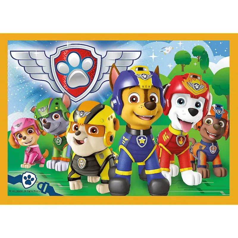 PUZZLE TREFL 4IN1 PATRULA CĂȚELUSILOR - SARBATORILE