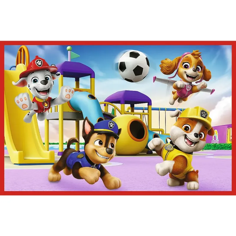 PUZZLE TREFL 2X24 PATRULA CĂȚELUSILOR ZIUA AMUZANTA A CĂȚELUSILOR