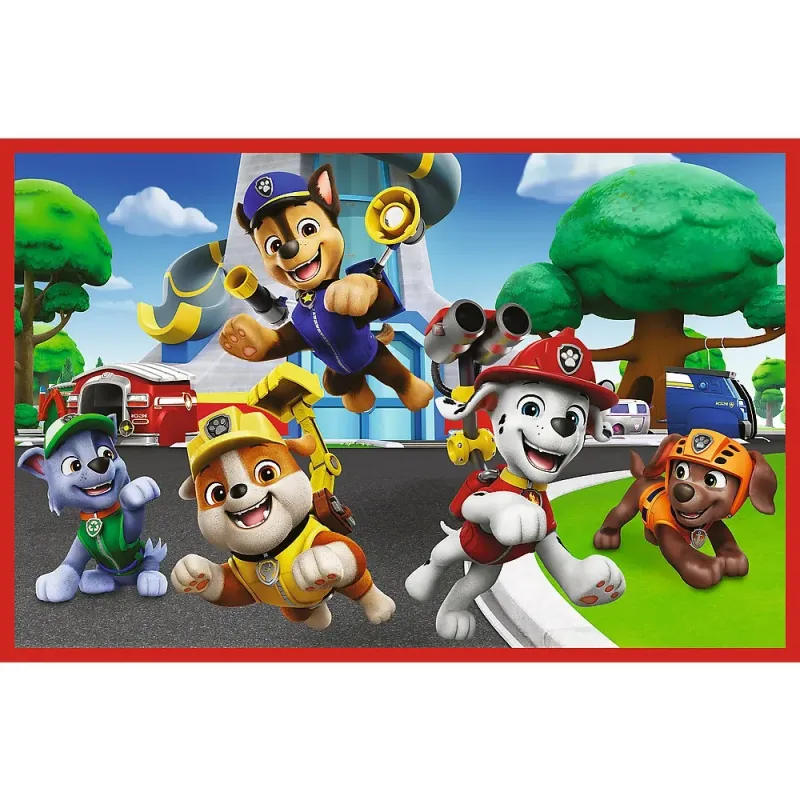 PUZZLE TREFL 2X24 PATRULA CĂȚELUSILOR ZIUA AMUZANTA A CĂȚELUSILOR