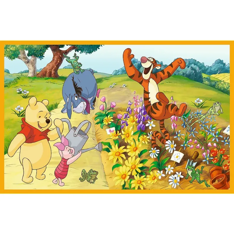 PUZZLE TREFL 2X24 DISNEY WINNIE THE POOH ZI DE JOACĂ CU WINNIE ȘI PRIETENII