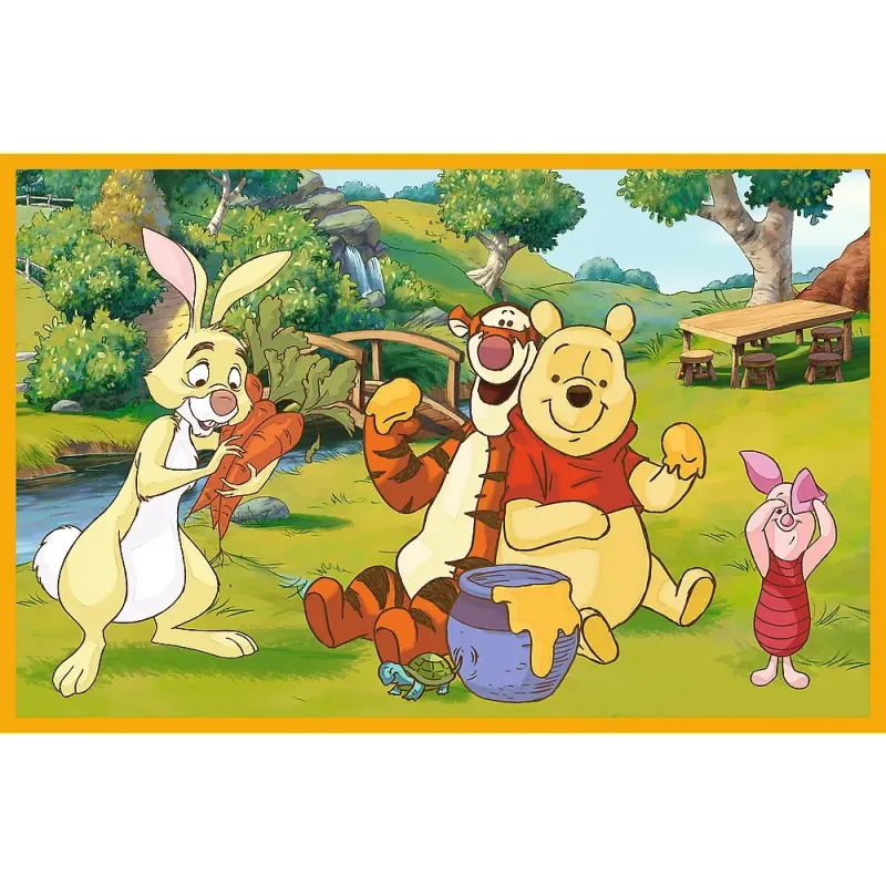 PUZZLE TREFL 2X24 DISNEY WINNIE THE POOH ZI DE JOACĂ CU WINNIE ȘI PRIETENII
