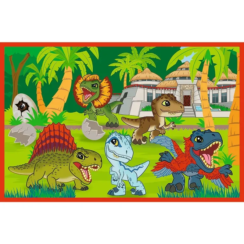 PUZZLE TREFL 2X70 JURASSIC WORLD UNIVERSUL JURASSIC PARK
