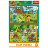 PUZZLE TREFL 2X70 JURASSIC WORLD UNIVERSUL JURASSIC PARK