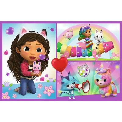 PUZZLE TREFL 2X70 GABBYS DOLLHOUSE AVENTURILE LUI GABBY