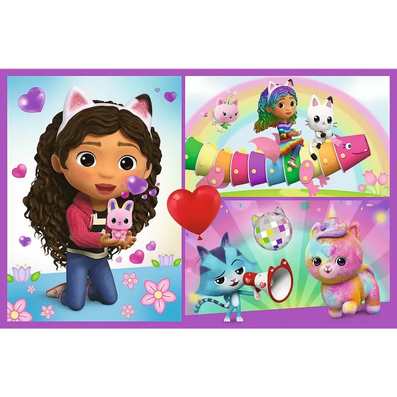 PUZZLE TREFL 2X70 GABBYS DOLLHOUSE AVENTURILE LUI GABBY