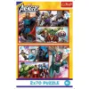 PUZZLE TREFL 2X70 MARVEL AVENGERS MISIUNEA SUPER EROILOR MARVEL AVENGERS