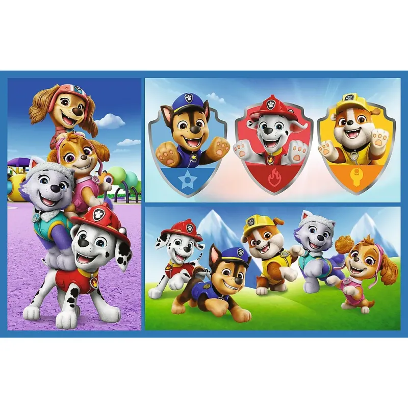 PUZZLE TREFL 2X70 PATRULA CĂȚELUSILOR ECHIPA CĂȚELUSILOR