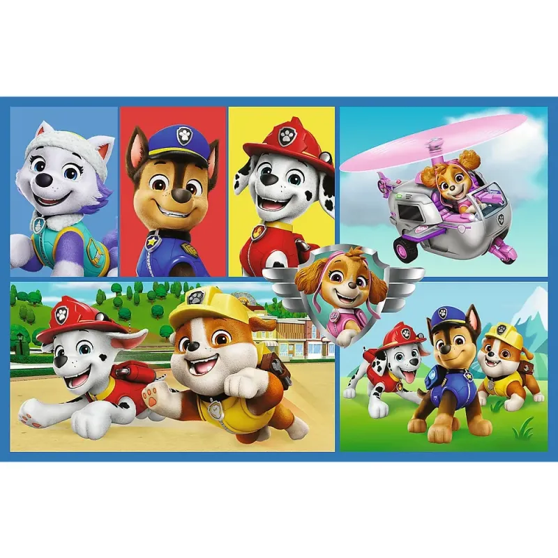 PUZZLE TREFL 2X70 PATRULA CĂȚELUSILOR ECHIPA CĂȚELUSILOR