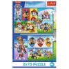 PUZZLE TREFL 2X70 PATRULA CĂȚELUSILOR ECHIPA CĂȚELUSILOR