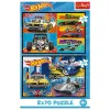PUZZLE TREFL 2X70 HOT WHEELS MASINI