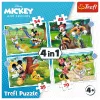 PUZZLE TREFL 4IN1 MICKEY MOUSE ZIUA DEOSEBITA