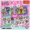 PUZZLE TREFL LOL 4IN1 CUNOASTE PAPUSILE