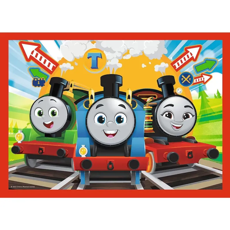 PUZZLE TREFL 4IN1 THOMAS TRENULETELE AMUZANTE