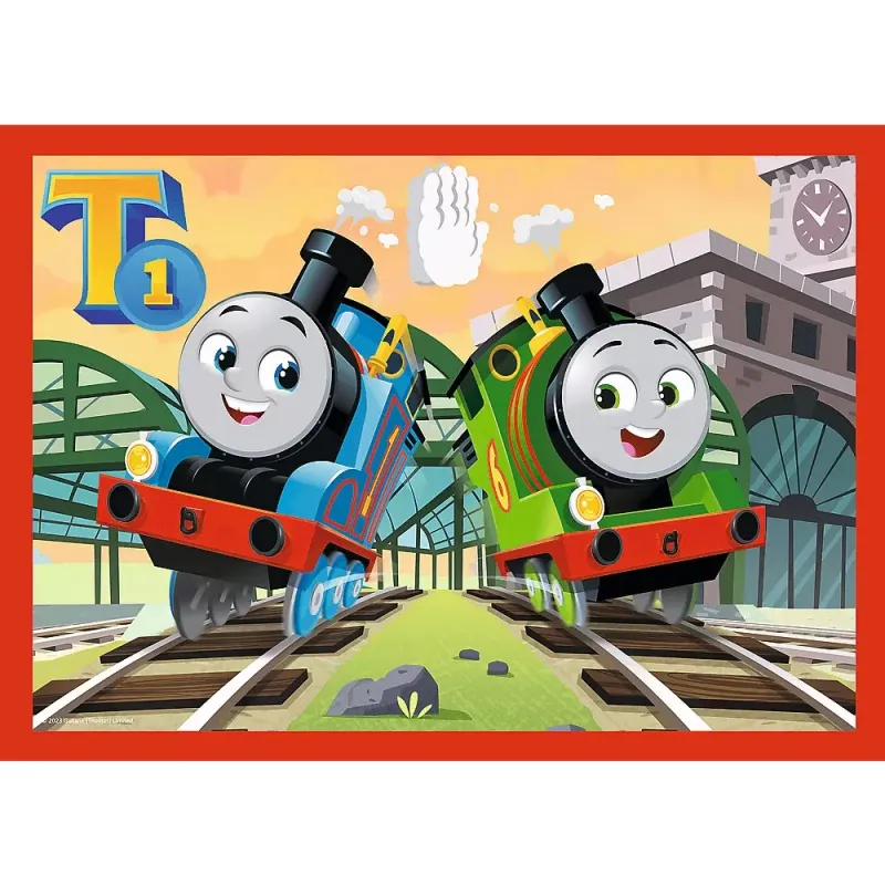 PUZZLE TREFL 4IN1 THOMAS TRENULETELE AMUZANTE