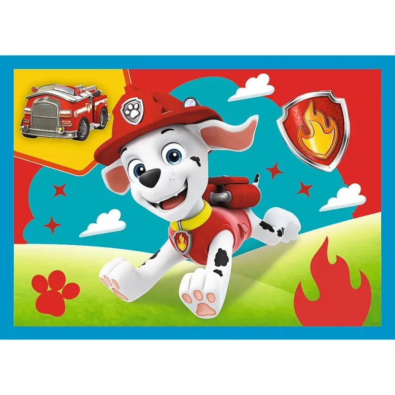 PUZZLE TREFL 4IN1 PATRULA CĂȚELUSILOR ECHIPA