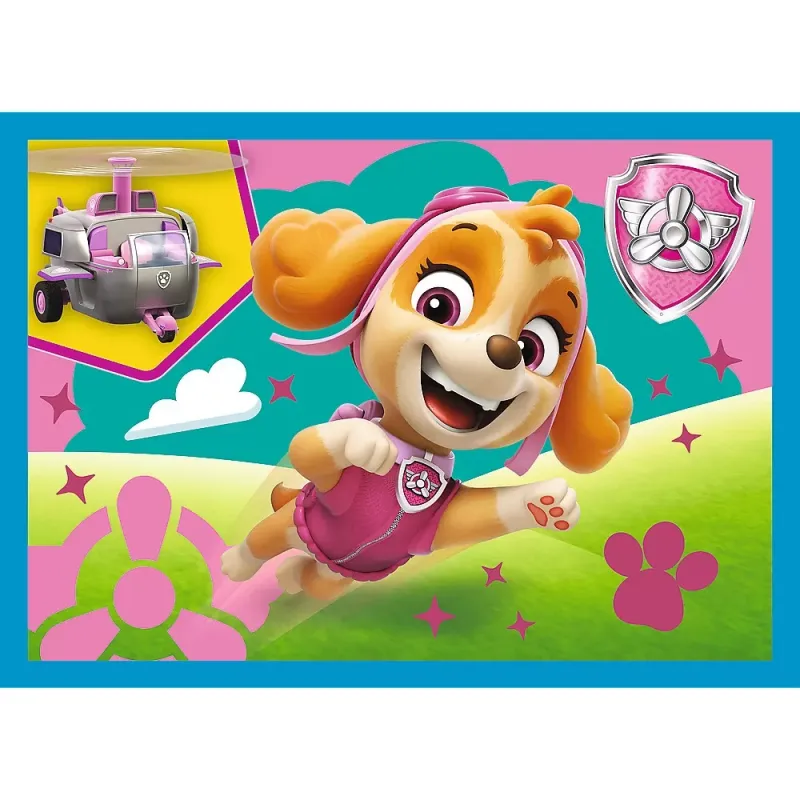 PUZZLE TREFL 4IN1 PATRULA CĂȚELUSILOR ECHIPA
