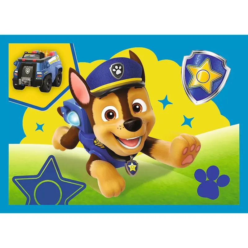 PUZZLE TREFL 4IN1 PATRULA CĂȚELUSILOR ECHIPA
