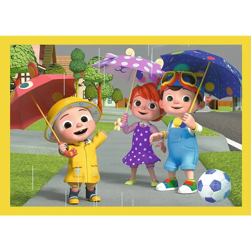 PUZZLE TREFL 4IN1 COCOMELON PREZENTAREA FAMILIEI