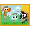 PUZZLE TREFL 4IN1 PLANETA MILO INTALNIRE CU MILO ȘI PRIETENII