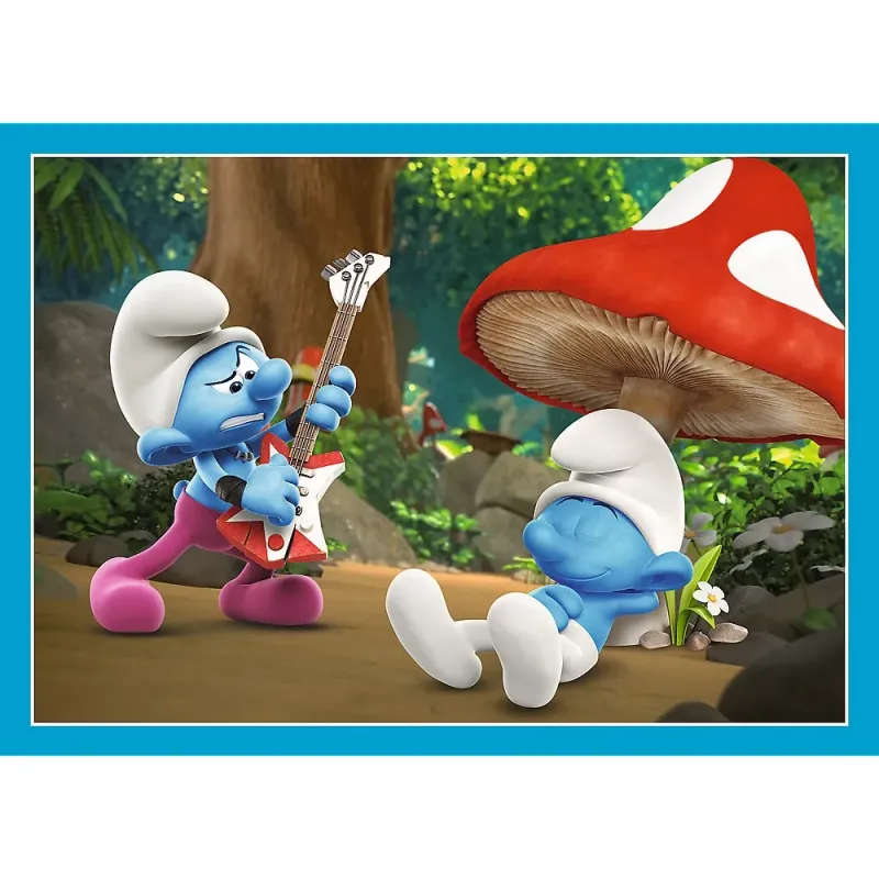 PUZZLE TREFL 4IN1 STRUMFII SATUL STRUMFILOR