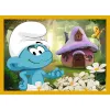 PUZZLE TREFL 4IN1 STRUMFII VIATA IN SATUL STRUMFILOR