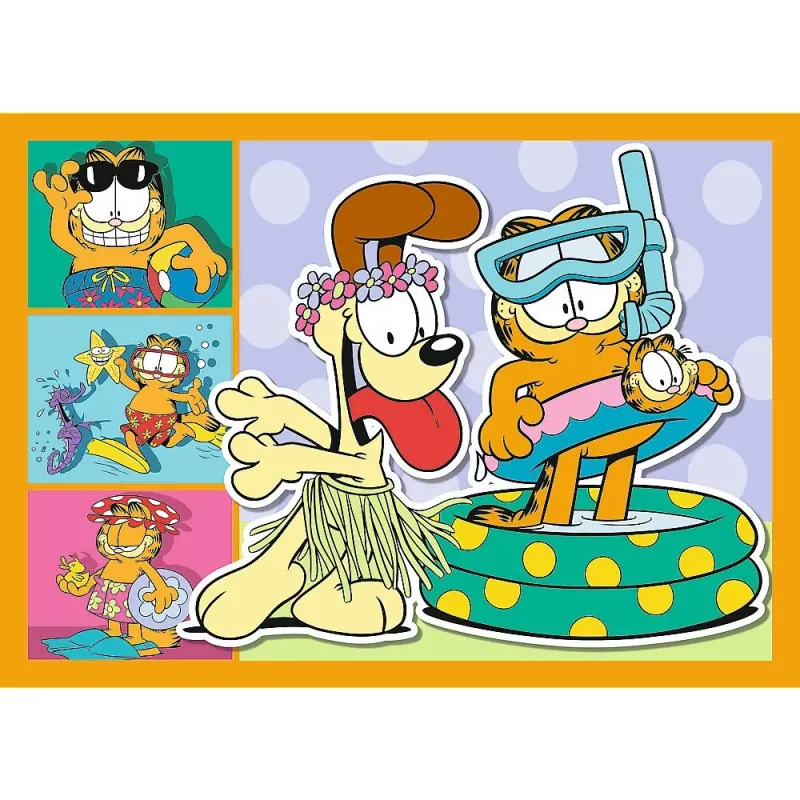 PUZZLE 4IN1 LUI GARFIELD II PLACE LASAGNA
