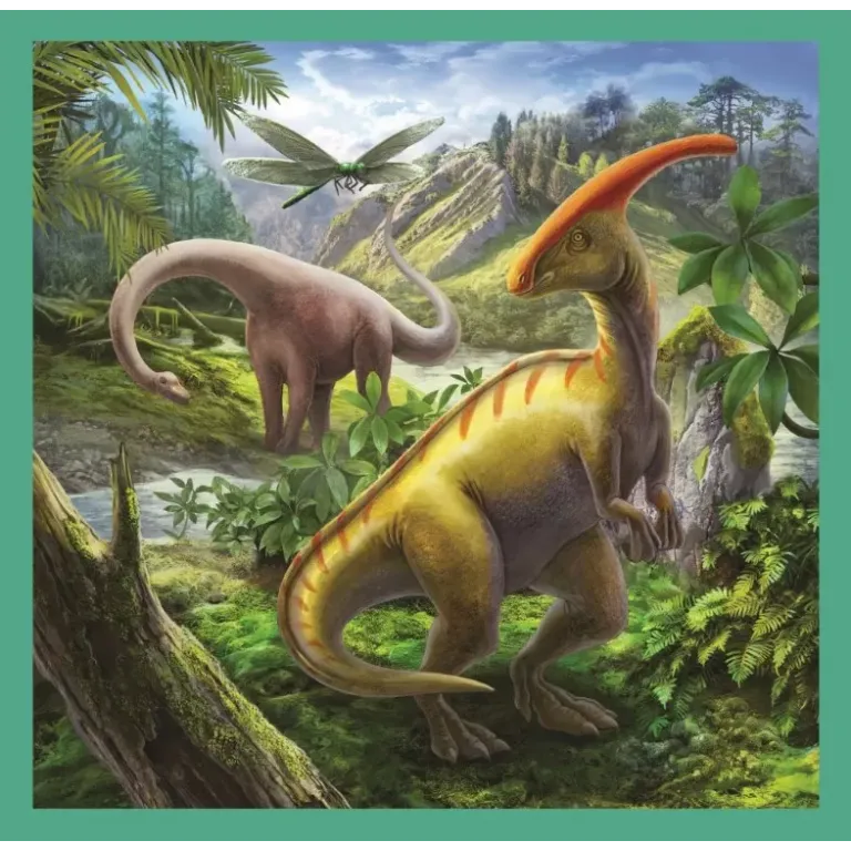PUZZLE TREFL 3IN1 LUMEA EXTRAORDINARA A DINOZAURILOR