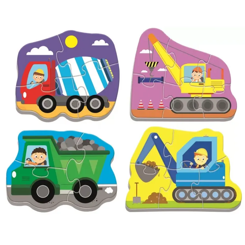 PUZZLE TREFL BABY CLASIC UTILAJE LA TREABA 18 PIESE