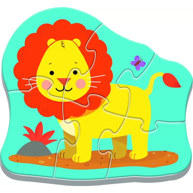 PUZZLE TREFL BABY CLASIC ANIMALE SAFARI 8 PIESE