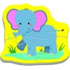 PUZZLE TREFL BABY CLASIC ANIMALE SAFARI 8 PIESE