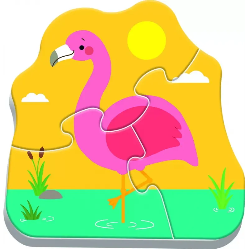 PUZZLE TREFL BABY CLASIC ANIMALE SAFARI 8 PIESE